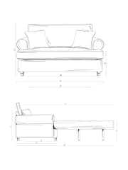 Willow & Hall Oat Natural Buttermere Sofa Bed - Image 3 of 5