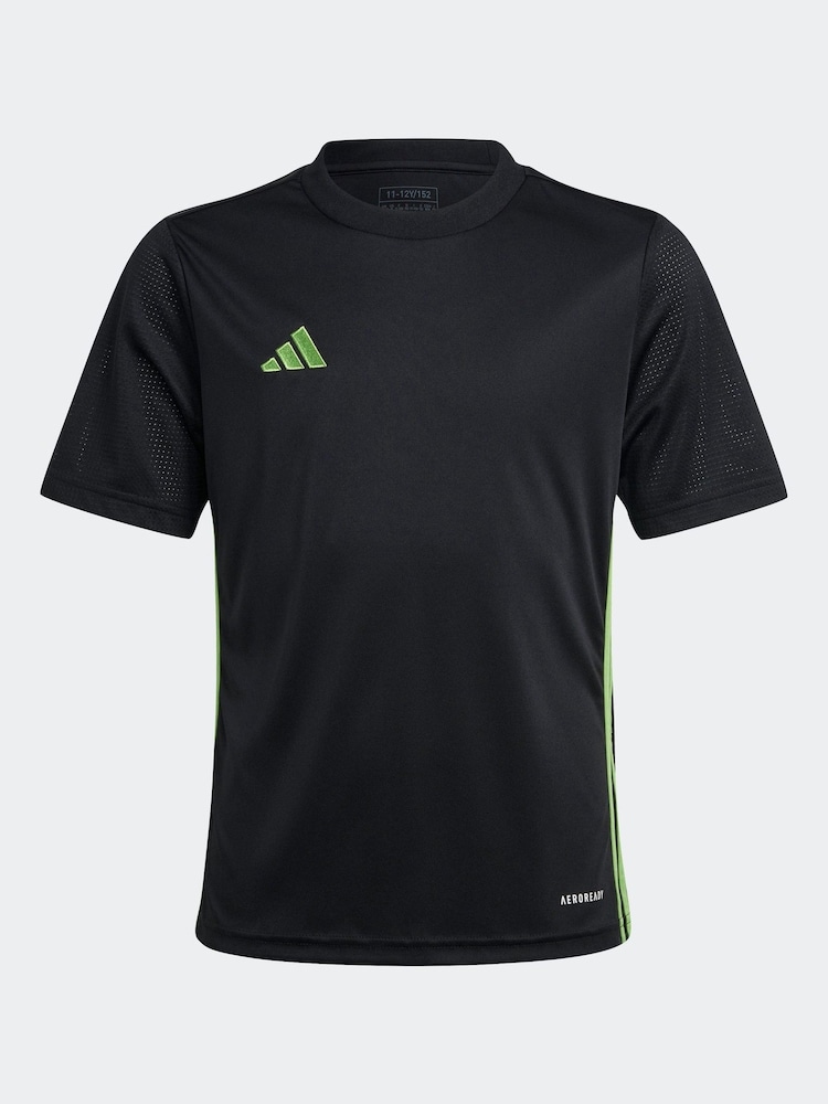 adidas Black/Green Tabela 23 Jersey - Image 4 of 5