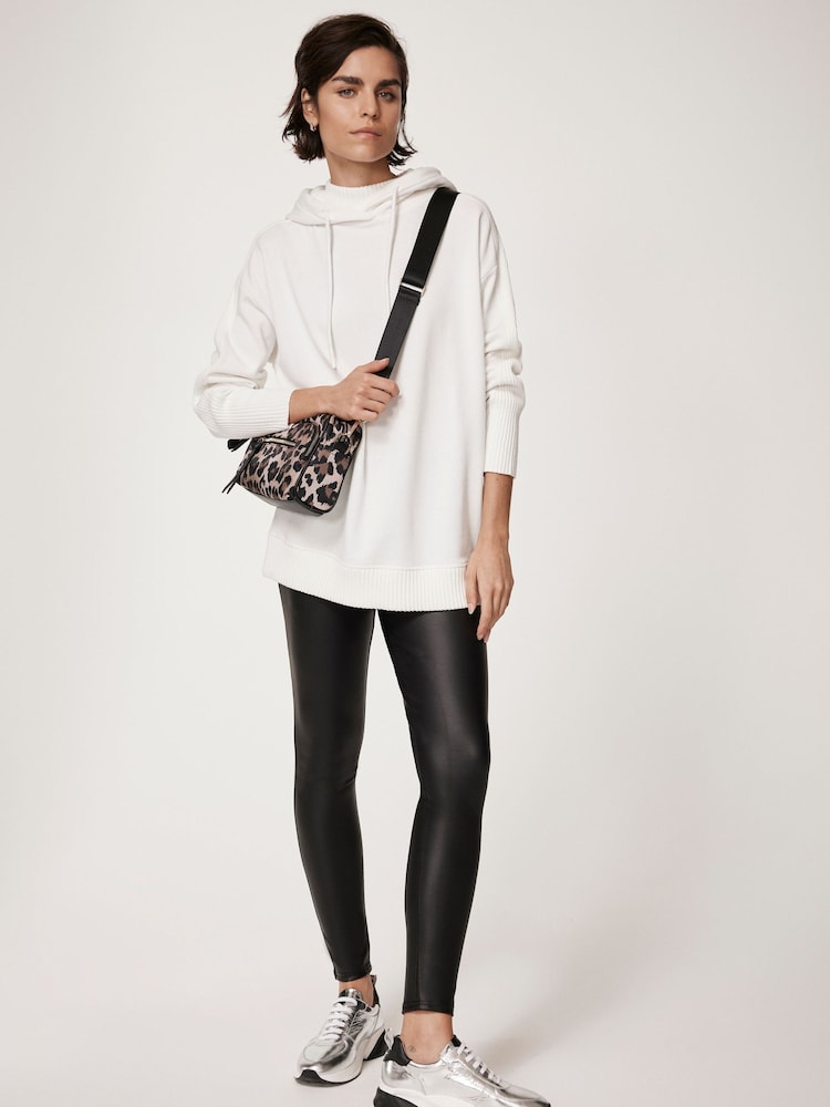 Mint Velvet Black Faux Leather Leggings - Image 1 of 6 Mint Velvet Black Faux Leather Leggings - Image 1 of 6