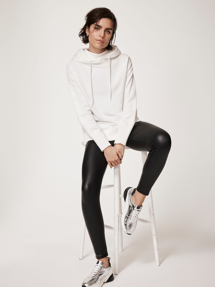 Mint Velvet Black Faux Leather Leggings - Image 2 of 6 Mint Velvet Black Faux Leather Leggings - Image 2 of 6