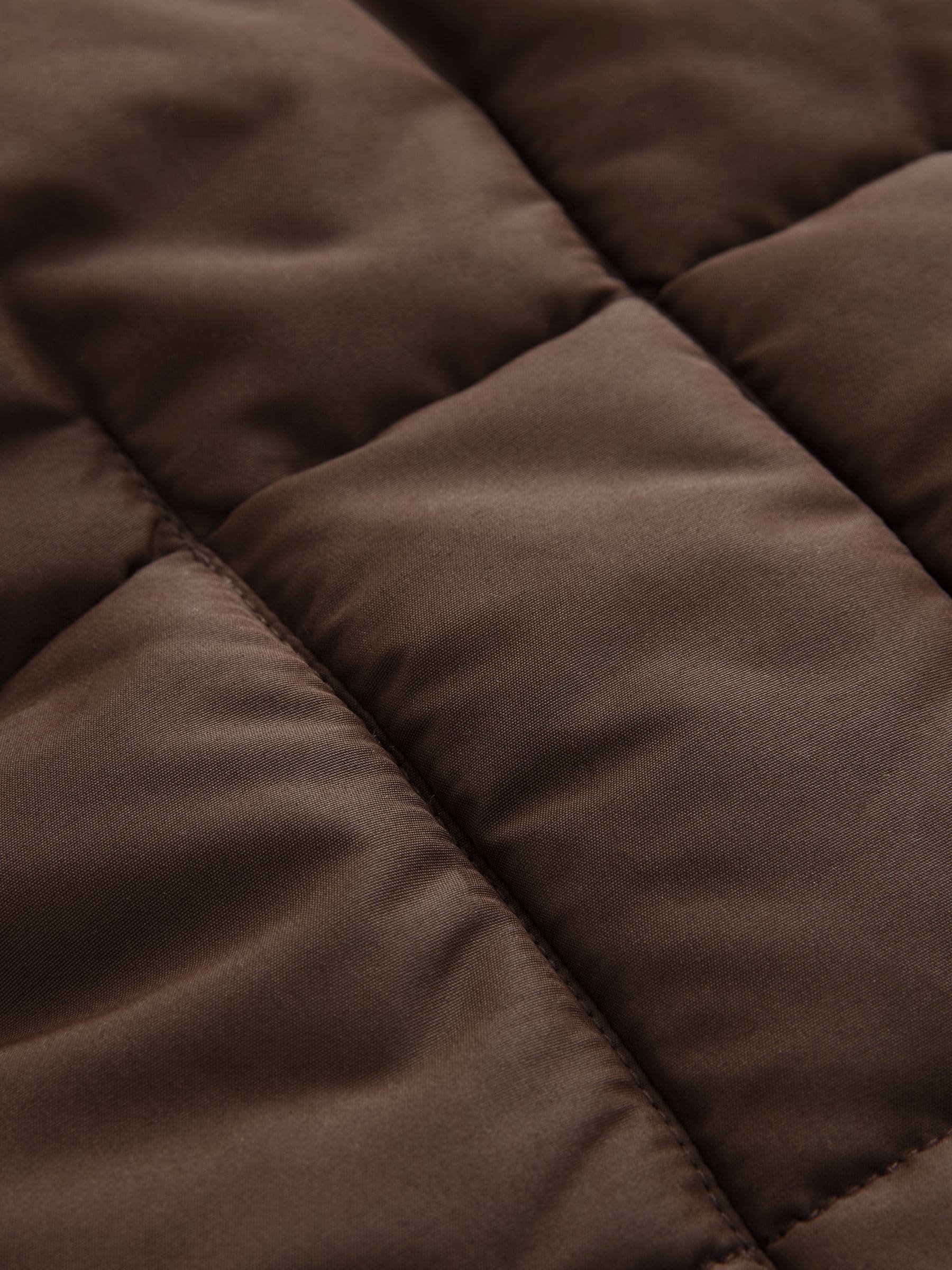 Buy Chocolate Brown Shower Resistant Padded Puffer Hooded