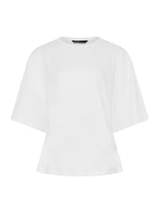 Yours Curve White Limited Corset Seam T-Shirt - Image 5 of 5