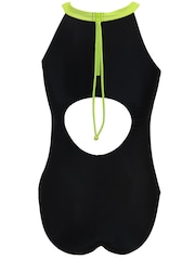 Pour Moi Black Energy Chlorine Resistant High Leg Swimsuit - Image 4 of 4