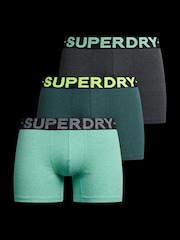 Superdry Green Boxer Shorts 3 Pack - Image 13 of 16