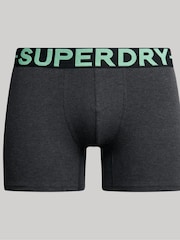 Superdry Green Boxer Shorts 3 Pack - Image 3 of 7