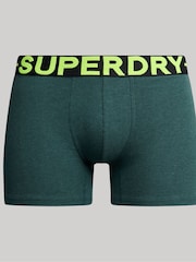Superdry Green Boxer Shorts 3 Pack - Image 4 of 7