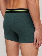 Superdry Green Boxer Shorts 3 Pack - Image 6 of 7
