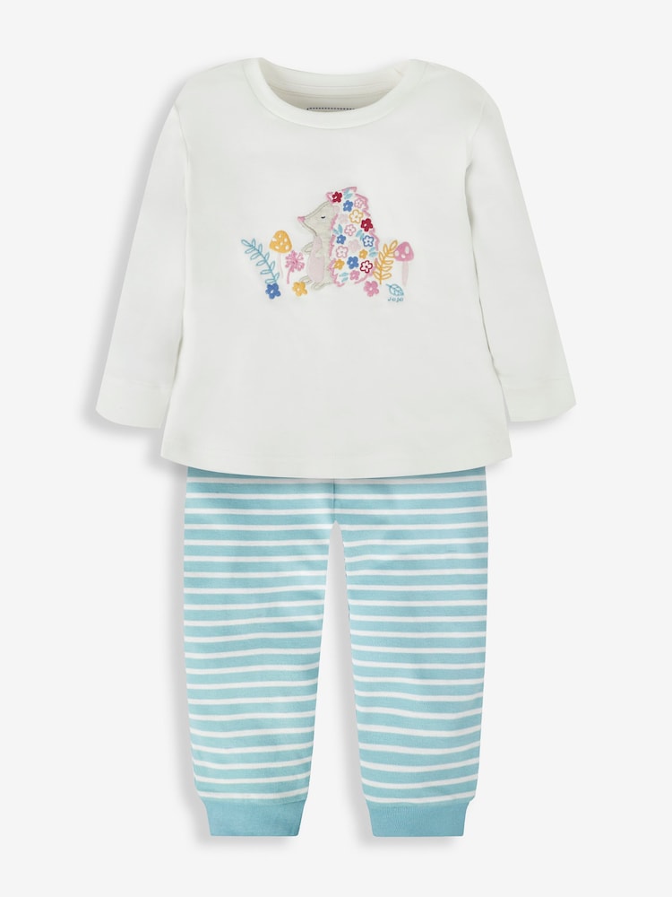 Lot de 2 pyjamas JoJo Maman Bébé en jersey hérisson - Image 3 of 10