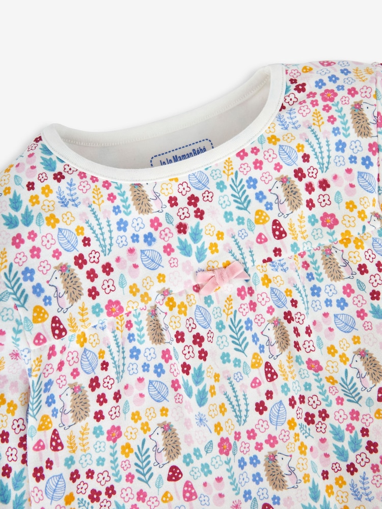 Lot de 2 pyjamas JoJo Maman Bébé en jersey hérisson - Image 7 of 10