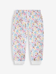 JoJo Maman Bébé Cream 2-Pack Hedgehog Jersey Pyjamas - Image 8 of 10