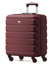 Flight Knight 56x45x25cm EasyJet Overhead 4 Wheel ABS Hard Case Cabin Carry On Hand Luggage - Image 1 of 7