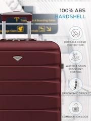 Flight Knight 56x45x25cm EasyJet Overhead 4 Wheel ABS Hard Case Cabin Carry On Hand Luggage - Image 4 of 7
