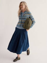 Seasalt Cornwall Sky Blue Easel Long Sleeve Jersey Top - Image 2 of 5