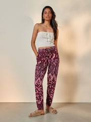 Purple Jersey Joggers - Image 1 of 6