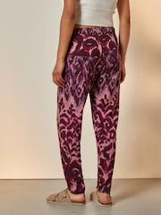 Purple Jersey Joggers - Image 3 of 6