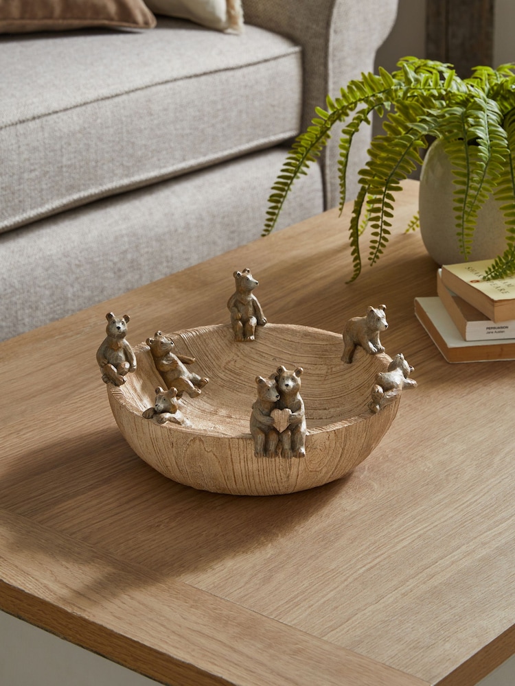 Brown Bertie the Bear Statement Bowl - Image 1 of 6