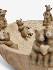 Brown Bertie the Bear Statement Bowl - Image 2 of 6