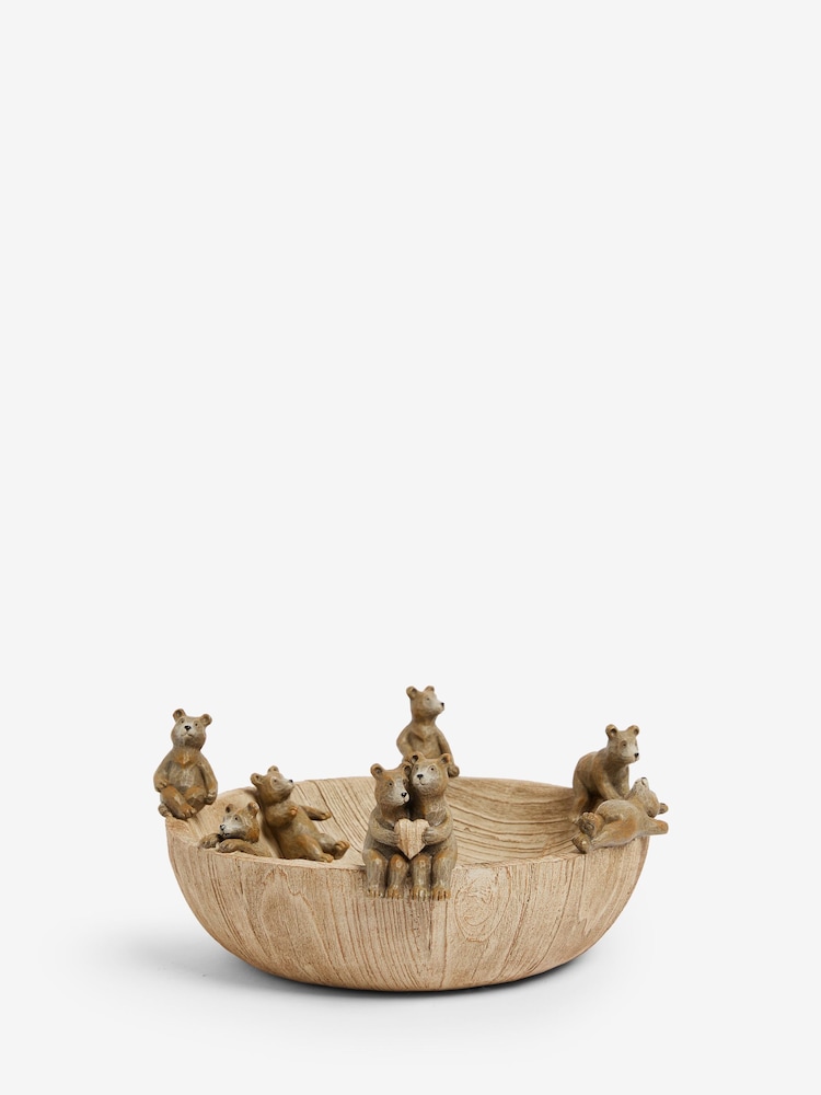 Brown Bertie the Bear Statement Bowl - Image 5 of 6
