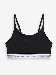 Black/Grey Maternity Nursing Crop Ultimate Comfort Tops 2 Pack - Image 11 of 11