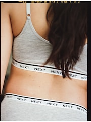 Black/Grey Maternity Nursing Crop Ultimate Comfort Tops 2 Pack - Image 6 of 11