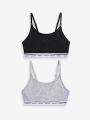 Black/Grey Maternity Nursing Crop Ultimate Comfort Tops 2 Pack - Image 7 of 11