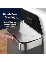 Tower Grey 75L Rectangular Sensor Bin - Image 3 of 9