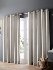 Emily Bond Grey Oscar Stripe Made to Measure Curtains - Image 2 of 9