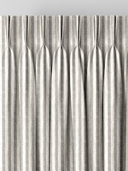 Emily Bond Grey Oscar Stripe Made to Measure Curtains - Image 5 of 9