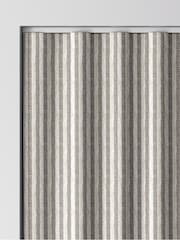 Emily Bond Grey Oscar Stripe Made to Measure Curtains - Image 8 of 9