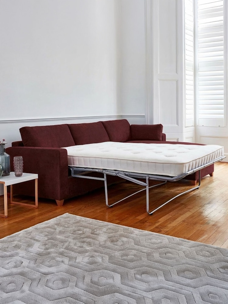 Willow & Hall Chilli Red Ashwell Sofa Bed - Image 5 of 5 Willow & Hall Chilli Red Ashwell Sofa Bed - Image 5 of 5
