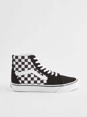 Vans Mens SK8 Hi Check Trainers - Image 1 of 5