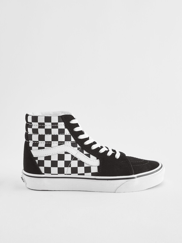 Vans Mens SK8 Hi Check Trainers - Image 1 of 5