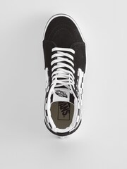Vans Mens SK8 Hi Check Trainers - Image 3 of 5