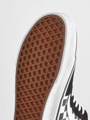 Vans Mens SK8 Hi Check Trainers - Image 4 of 5