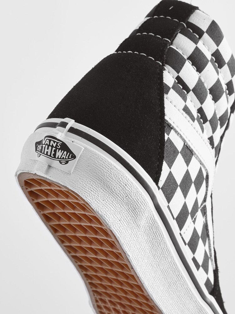 Vans Mens SK8 Hi Check Trainers - Image 5 of 5