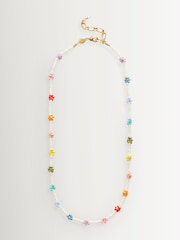 Anni Lu White Flower Power Necklace - Image 1 of 1