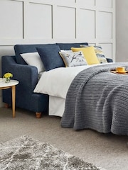 Willow & Hall Prussian Blue Atworth Sofa Bed - Image 3 of 5