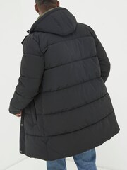 FatFace Black Launton Longline Puffer Jacket - Image 3 of 5
