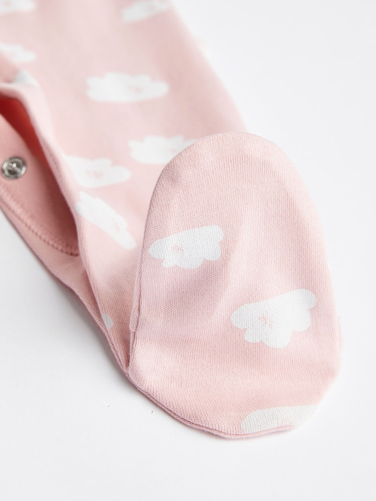 Pink Baby Sleepsuits 5 Pack (0-2yrs) - Image 13 of 14