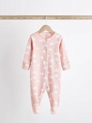 Pink Baby Sleepsuits 5 Pack (0-2yrs) - Image 6 of 14