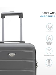 Flight Knight 55x35x20cm 4 Wheel ABS Hard Case Cabin Carry On Hand Luggage - Image 3 of 7