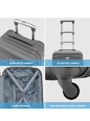 Flight Knight 55x35x20cm 4 Wheel ABS Hard Case Cabin Carry On Hand Luggage - Image 4 of 7
