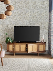 Clarke and Clarke Cane and Mango Wood Aspley TV Unit - Image 2 of 8