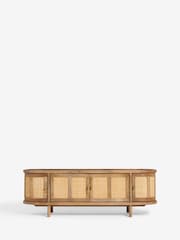 Clarke and Clarke Cane and Mango Wood Aspley TV Unit - Image 5 of 8