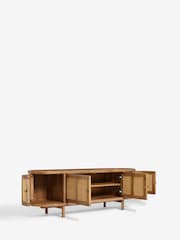 Clarke and Clarke Cane and Mango Wood Aspley TV Unit - Image 6 of 8