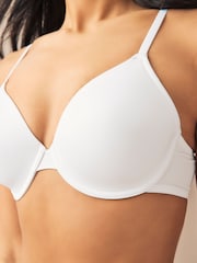 White 2 Pack Light Pad Full Cup Smoothing Ultimate Comfort T-Shirt Bra A-E - Image 5 of 8