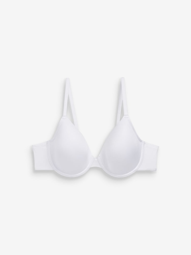 White 2 Pack Light Pad Full Cup Smoothing Ultimate Comfort T-Shirt Bra A-E - Image 8 of 8