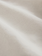 Stone Brown Linen Blend Shorts - Image 6 of 8