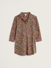 Seasalt Cornwall Green 3/4 Dove Plant Tunic - Image 1 of 5
