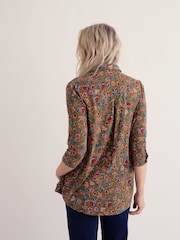 Seasalt Cornwall Green 3/4 Dove Plant Tunic - Image 4 of 5